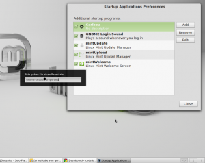 How to manage autostart applications on Linux Mint?