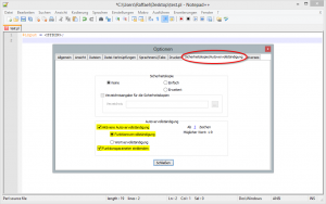 How to enable autocomplete aka Intellisense in Notepad++ | en.code-bude.net
