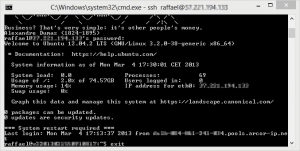 openssh for windows logged in
