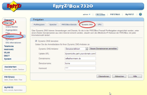 Fritzbox Namecheap DynDNS