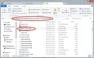 Visual Studio 2012 Proxyserver 