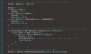 cryptographically secure rand implementation