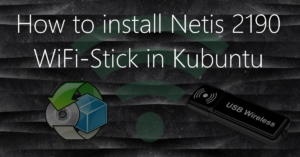 How to install Netis WF2190 in Kubuntu