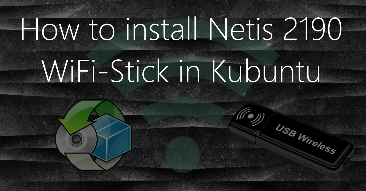 How to install Netis WF2190 driver under Kubuntu